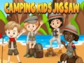 Spēle Camping kids jigsaw