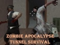 Spēle Zombie Apocalypse Tunnel Survival
