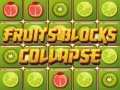 Spēle Fruits Blocks Collapse
