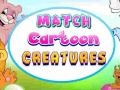 Spēle Match Cartoon Creatures