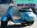 Spēle City Scooter Bike Jigsaw
