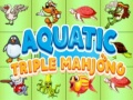 Spēle Aquatic triple mahjong