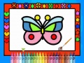 Spēle Color and Decorate Butterflies