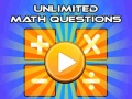 Spēle Unlimited Math Questions