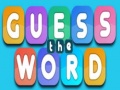 Spēle Guess The Word