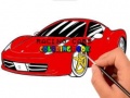 Spēle Racing Cars Coloring book