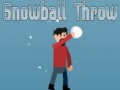 Spēle Snowball Throw