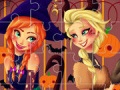 Spēle Princess Halloween Jigsaw