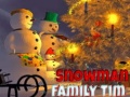 Spēle Snowman Family Time