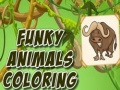 Spēle Funky Animals Coloring