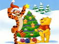 Spēle Winnie the Pooh Christmas Jigsaw Puzzle