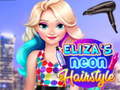 Spēle Eliza's Neon Hairstyle