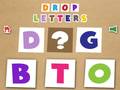 Spēle Drop Letters