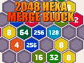 Spēle 2048 Hexa Merge Block