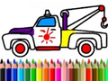 Spēle Back To School: Truck Coloring Book