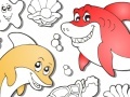 Spēle Sea Animals Online Coloring