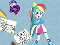 Spēle Equestria Girls Coloring Book