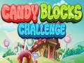 Spēle Candy blocks challenge