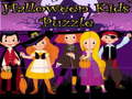 Spēle Halloween Kids Puzzle