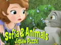 Spēle Sofia And Animals Jigsaw Puzzle