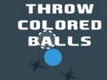 Spēle Throw Colored Balls
