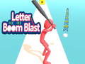 Spēle Letter Boom Blast
