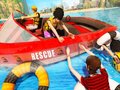 Spēle Beach Rescue Emergency Boat