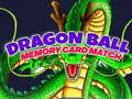 Spēle Dragon Ball memory card match