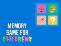 Spēle Memory Game for Childrens