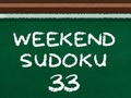 Spēle Weekend Sudoku 33