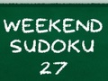Spēle Weekend Sudoku 27