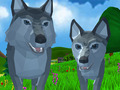 Spēle Wolf simulator wild animals 