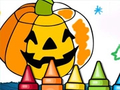 Spēle Halloween Coloring Games