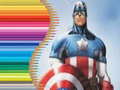 Spēle Coloring Book for Captain America