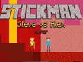 Spēle Stickman Steve vs Alex Nether