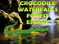 Spēle Crocodile Waterfalls Forest Escape