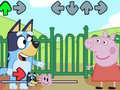 Spēle FNF: Bluey VS Peppa Pig