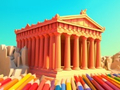 Spēle Coloring Book: Parthenon Temple