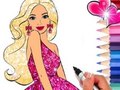 Spēle Coloring Book: Barbie