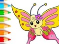 Spēle Coloring Book: Butterfly