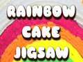 Spēle Rainbow Cake Jigsaw