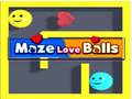 Spēle Maze Love Balls