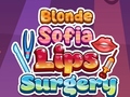 Spēle Blonde Sofia: Lips Surgery