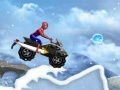 Spēle Spiderman Snow Scooter