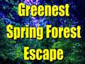 Spēle Greenest Spring Forest Escape 