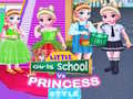 Spēle Little Girls School vs Princess Style