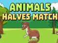 Spēle Animals Halves Match