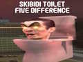 Spēle Skibidi Toilet Five Difference