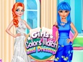 Spēle Girls Colors Match and Dress up