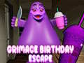 Spēle Grimace Birthday Escape